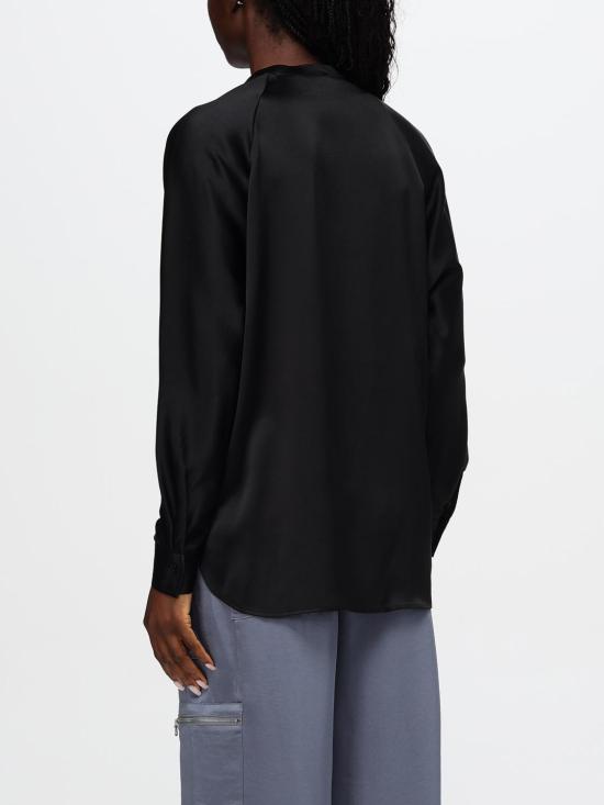 25FW 빈스 긴팔 티셔츠 VR84511926 001BLK Black - VINCE