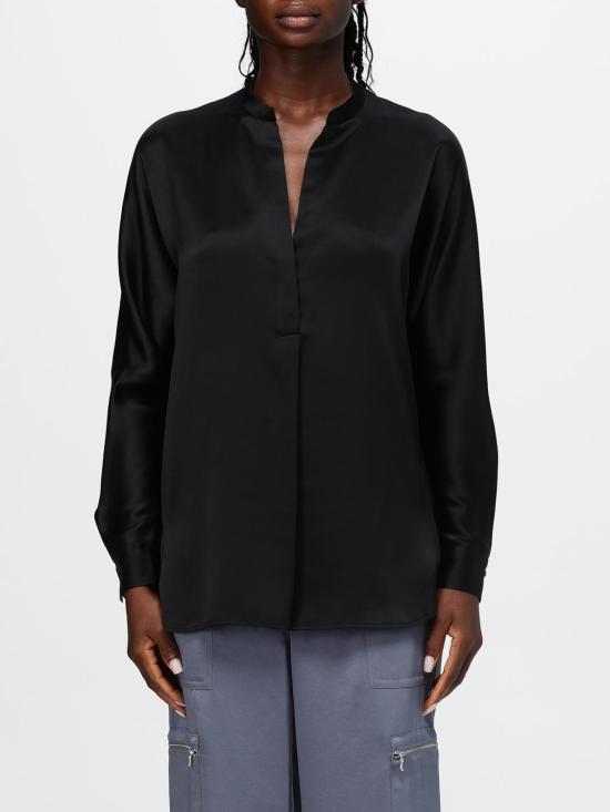 25FW 빈스 긴팔 티셔츠 VR84511926 001BLK Black