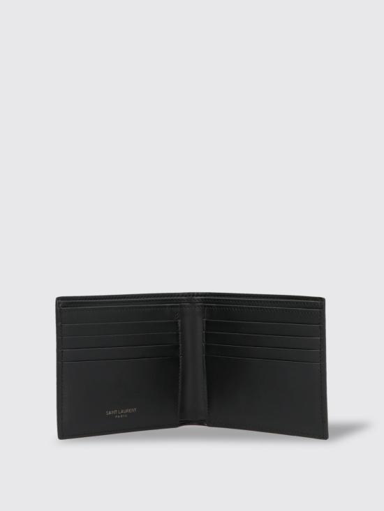 25FW 생로랑 남성지갑 6077271JB0U 1000 Black - SAINT LAURENT