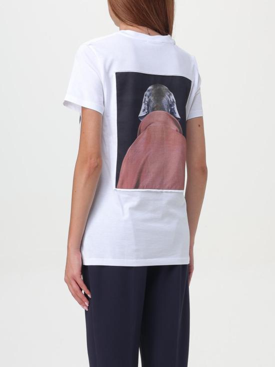 25FW 막스마라 반팔 티셔츠 2421946071600 012 White - MAX MARA