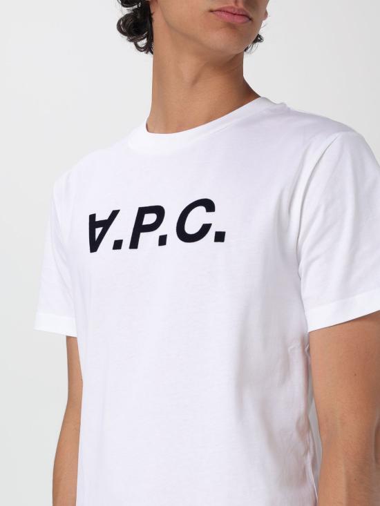 25FW 아페쎄 반팔 티셔츠 COHBMM26384 TAE White - A.P.C.