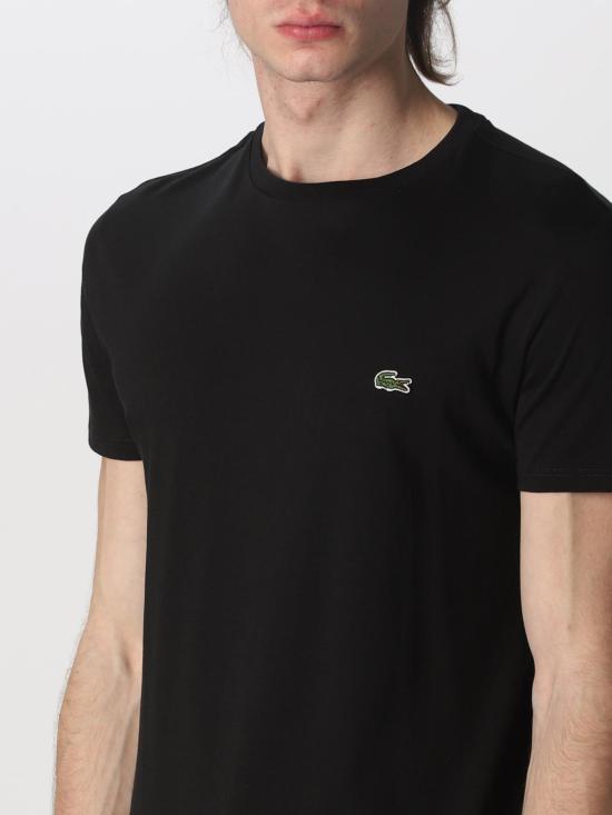 26SS 라코스테 피마 코튼 저지 크루넥 티셔츠 TH6709 031 Navy - LACOSTE