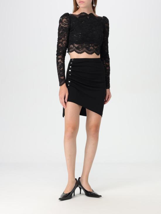 26SS 파코라반 숏 스커트 24AJJU526VI0386 P001 Black - PACO RABANNE