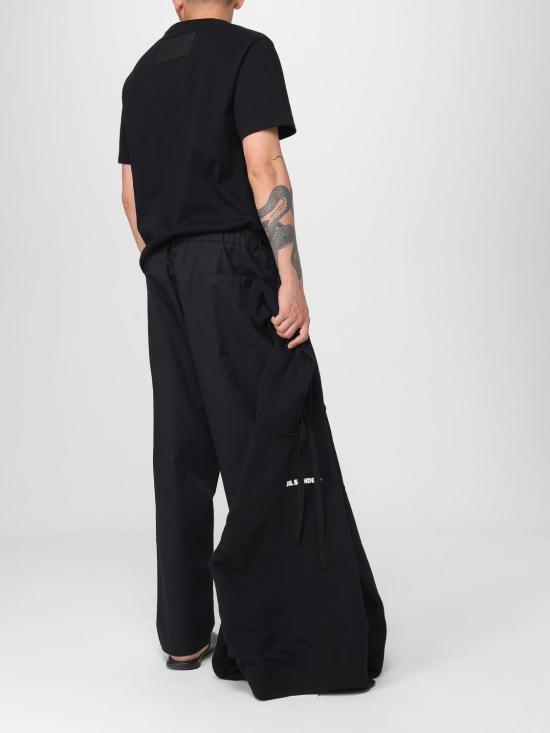 26SS 질샌더 로고 후드 티셔츠 J47GU0129J20039 001 Black - JIL SANDER