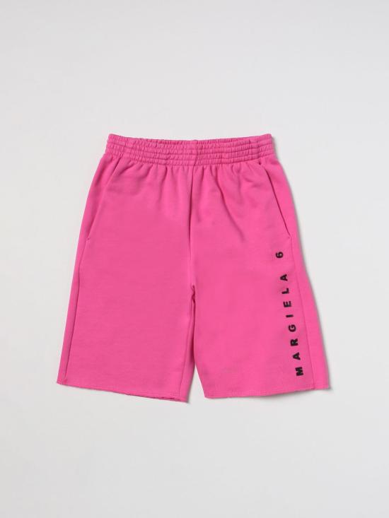 25FW [키즈] MM6 메종마르지엘라 쇼츠/버뮤다 M60316MM007 M6303 Pink