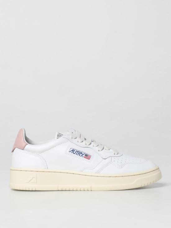26SS 오트리 메달리스트 로우 레더 스니커즈 AULWLL16 White