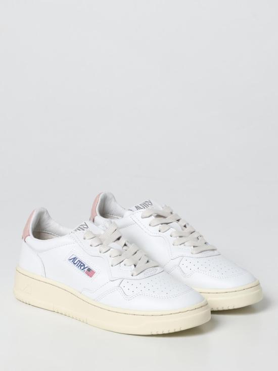 26SS 오트리 메달리스트 로우 레더 스니커즈 AULWLL16 White - AUTRY