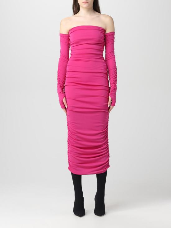 25FW 안다마네 롱 원피스 T130105B CICLAMINO Cyclamen