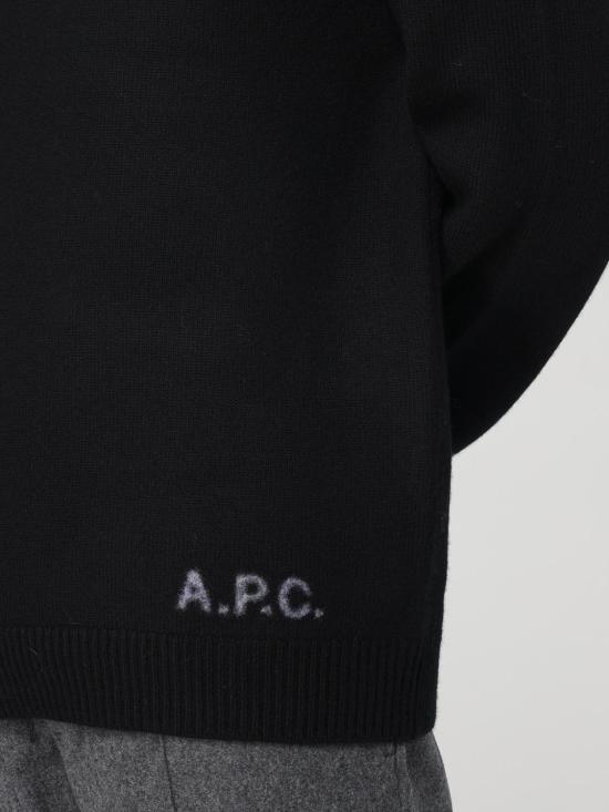 25FW 아페쎄 스웨터 WVBDJH23059 LZZ Black - A.P.C.