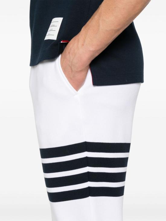 25FW 톰브라운 스트레이트 팬츠 MJQ230A00535104 WHITE - THOM BROWNE