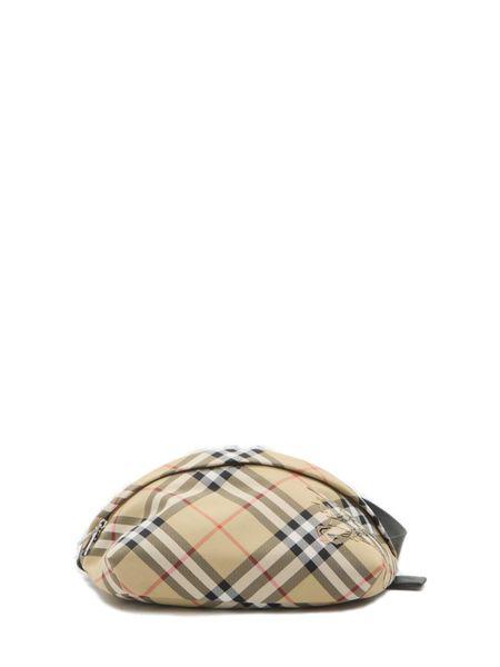 25FW 버버리 체크 벨트 숄더백  8091780A2021 BEIGE - BURBERRY