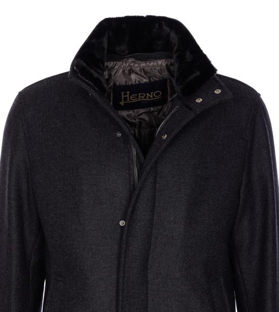 25FW 에르노 롱 울 코트 CA000214U33432R9490 GREY - HERNO