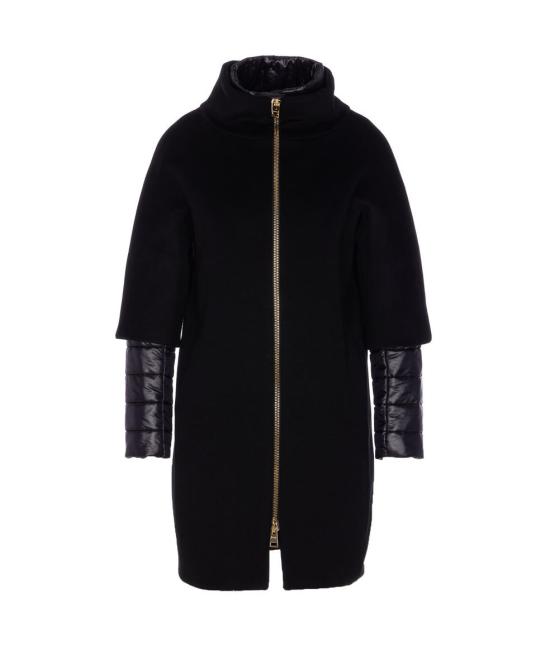 25FW 에르노 럭셔리 울 & 나일론 울트라라이트 코트  CA000544D333139300 Black