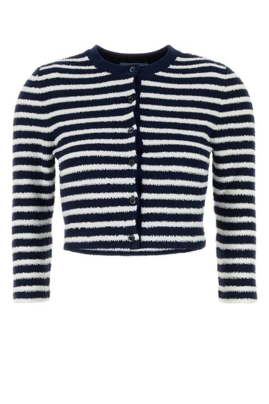 25FW 프라다 가디건 P25N49SOOO16VI F056H STRIPPED