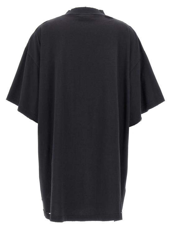 25SS 발렌시아가 옵틱컬 오버사이즈 티셔츠 811688TRVU69034 - BALENCIAGA