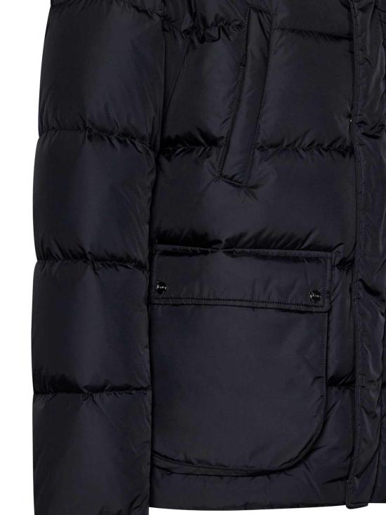 25FW 에르노 나일론 샤모니 보머 다운 자켓 PI001140U12004Z9389 Black - HERNO