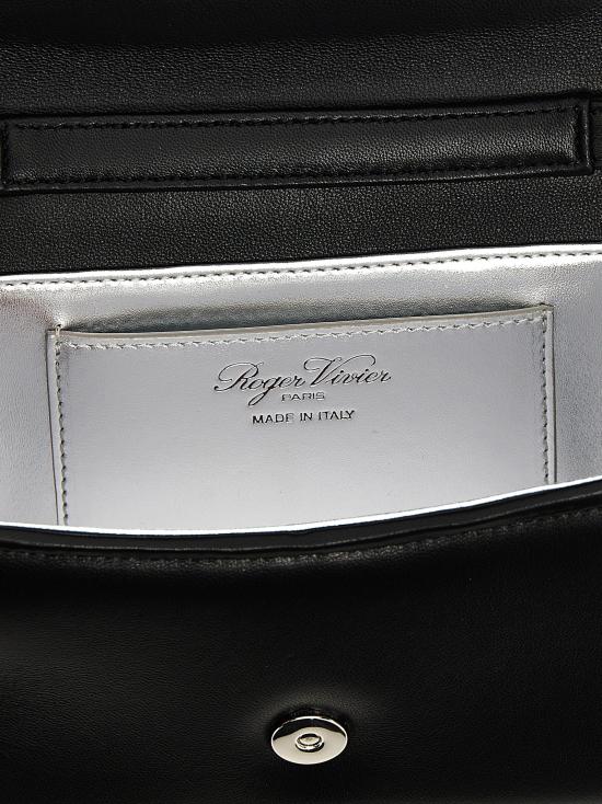 25SS 로저비비에 토트백 필그림 마이크로 핸드백 블랙 - ROGER VIVIER