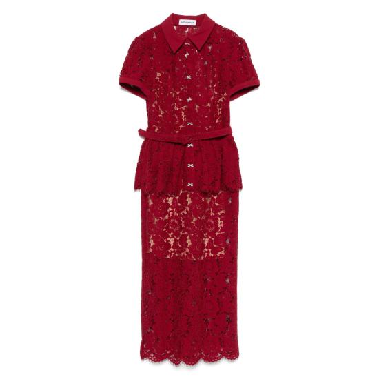 25FW 셀프 포트레이트 롱 원피스 PF25006MBBU