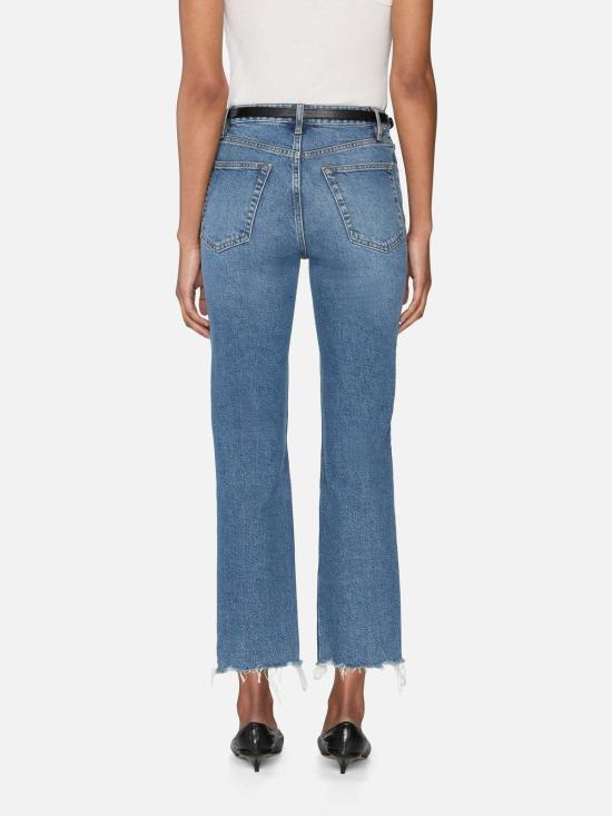  프레임 데님 팬츠 더 룰러 크롭 진 - FRAME