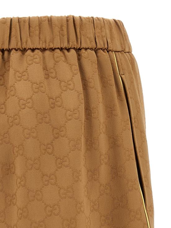 25SS 구찌 GG 새틴 쇼츠 814743ZAQKJ2031 - GUCCI