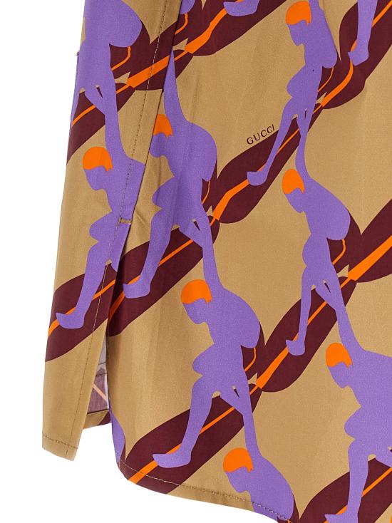 25SS 구찌 프린트 라이트 코튼 포플린 셔츠 821498Z7AMZ2040 - GUCCI