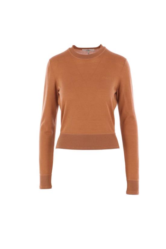 25FW 끌로에 스웨터 CH25AMP45616246 COGNAC BROWN