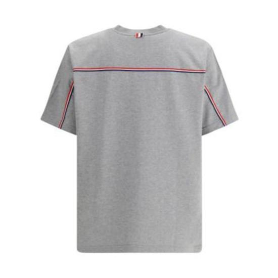 25FW 톰브라운 반팔 티셔츠 MJS288A00042 055 Grey - THOM BROWNE