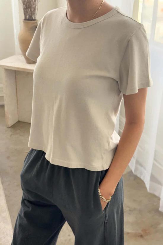  르 본 숍 반팔 티셔츠 더 리틀 보이 티 라이스 - Le Bon Shoppe