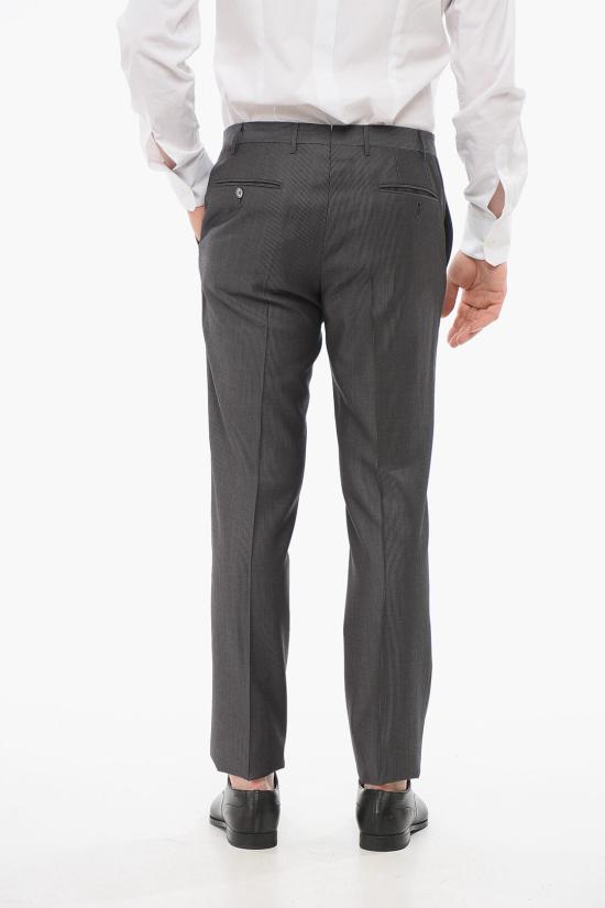  꼬르넬리아니 스트레이트 팬츠 835064 8817122 002 Gray - CORNELIANI