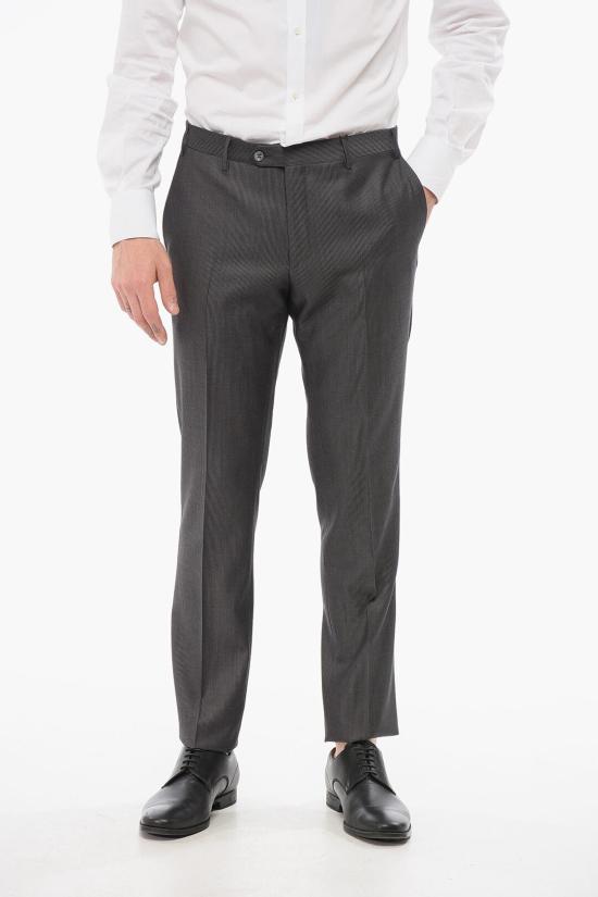  꼬르넬리아니 스트레이트 팬츠 835064 8817122 002 Gray