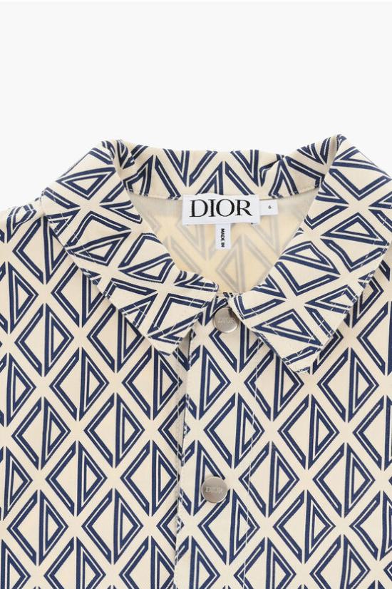  [키즈] 디올 캐주얼 자켓 4SBM21PEAA ACO 523 Beige - DIOR