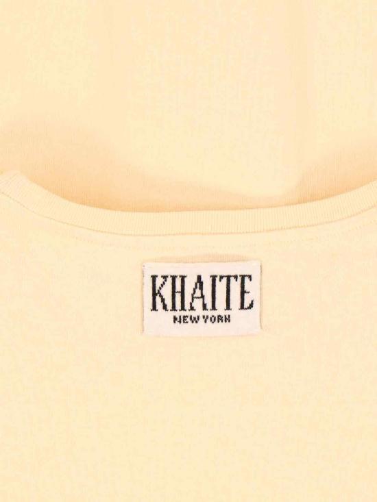 26FW 케이트 반팔 티셔츠 2196138W138953 Yellow - KHAITE