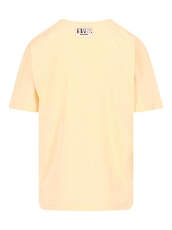 26FW 케이트 반팔 티셔츠 2196138W138953 Yellow - KHAITE
