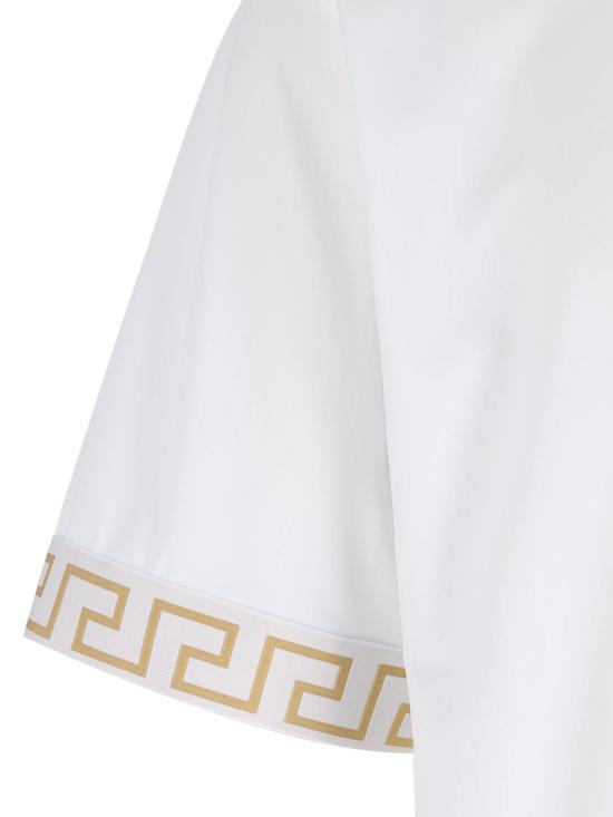 25FW 베르사체 반팔 티셔츠 10040791A111192W110 White - VERSACE