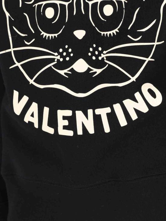 25FW 발렌티노 가라바니 후드 티셔츠 7V3MF28NB339RA Black - VALENTINO GARAVANI