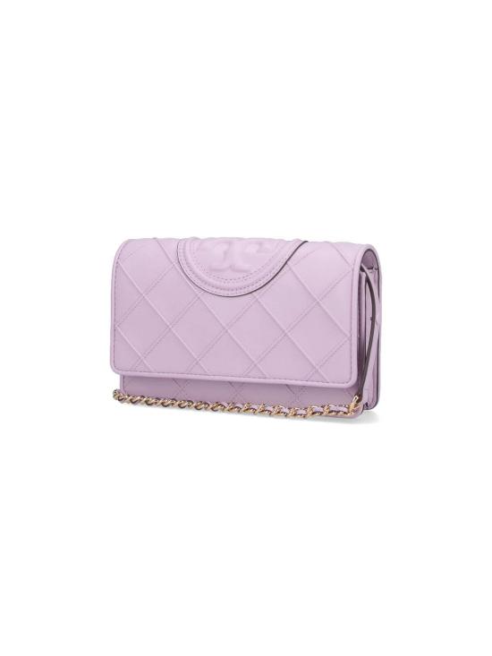 25SS 토리버치 플래밍 소프트 체인 월렛 138853502 Purple - TORY BURCH