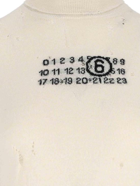  MM6 메종마르지엘라 터틀넥 S52HA0299M13134103 White - MM6 MAISON MARGIELA