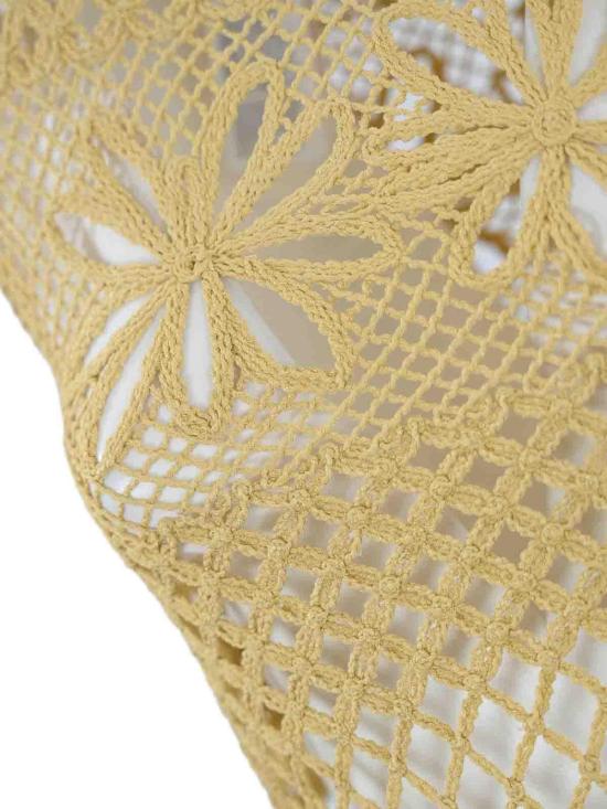  핑코 민소매 티셔츠 104733A2FFC43 Yellow - PINKO