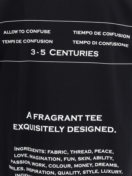 25FW 모스키노 반팔 티셔츠 252ZZ0708252ZZ5241 1555 BLACK - MOSCHINO