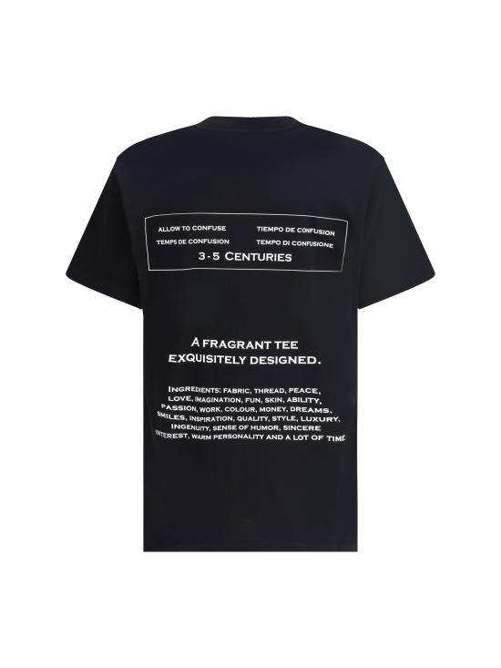 25FW 모스키노 반팔 티셔츠 252ZZ0708252ZZ5241 1555 BLACK - MOSCHINO