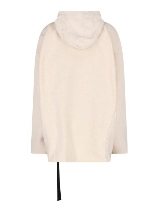 25SS 릭 오웬스 후드 티셔츠 DS01E3231FNEP5P2108 White - RICK OWENS