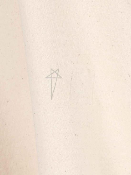 25SS 릭 오웬스 후드 티셔츠 DS01E3231FNEP5P2108 White - RICK OWENS