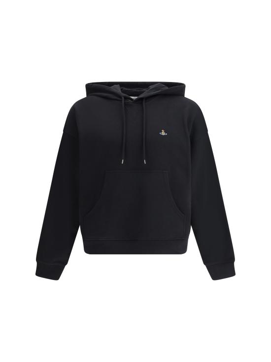 25FW 비비안웨스트우드 후드 티셔츠 2I01000MJ006O N401 BLACK