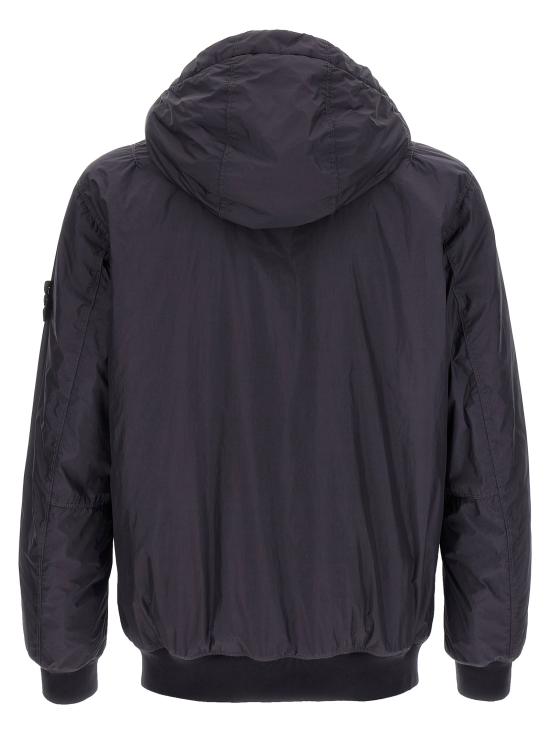 25FW 스톤 아일랜드 크링클랩스 안티 드롭 윈드 레지스턴스 패디드 자켓 K2S154100013S0A23V0026 Blue - STONE ISLAND