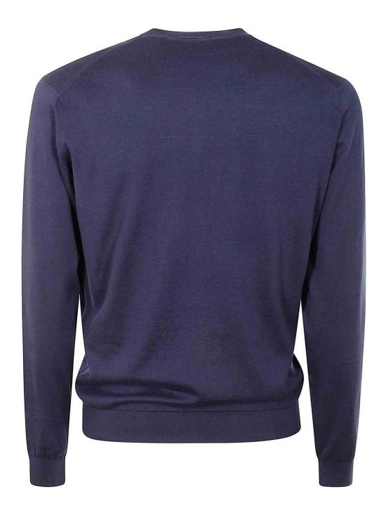 26SS 필리포 드 로렌티스 긴팔 티셔츠 GC1MLSU18R891 Blue - FILIPPO DE LAURENTIIS