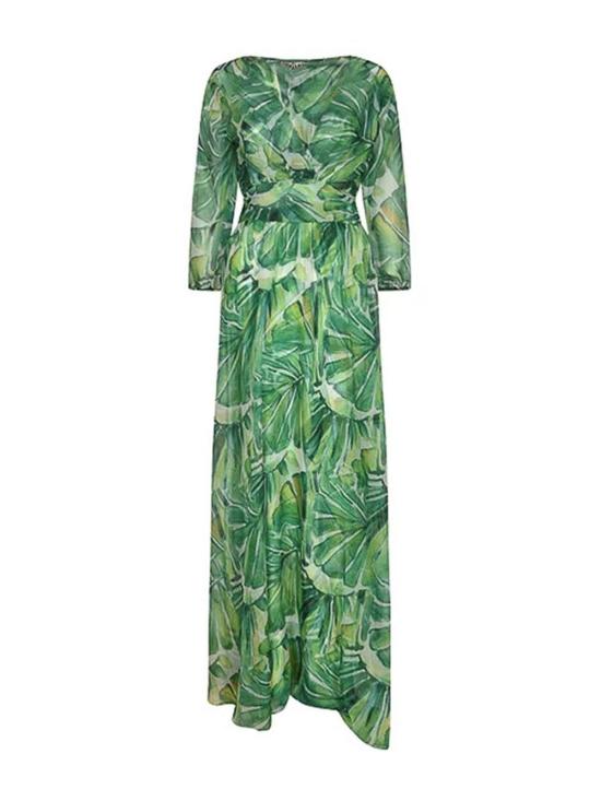 25SS 키아라보니 미디 스커트 ABLTOKICHIFFONSTLOMBOK Blue