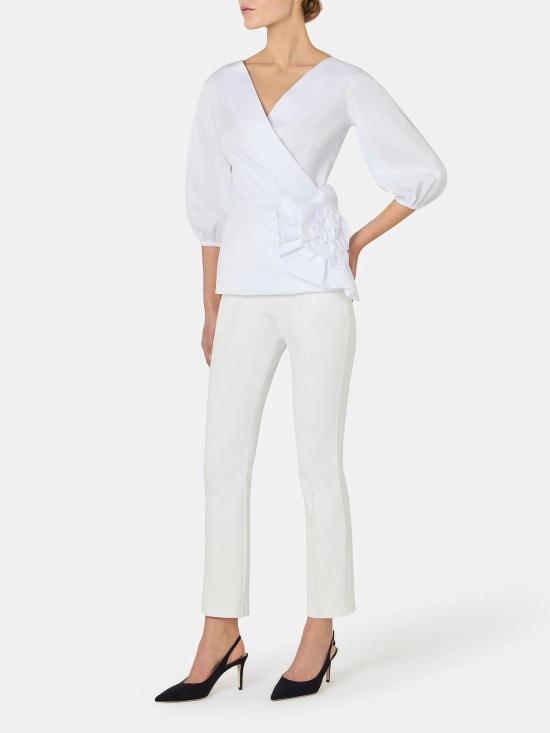  키아라보니 / 여성 엘리제 셔츠 CMELIZEECOTTONCXWHITE White BPG - CHIARA BONI