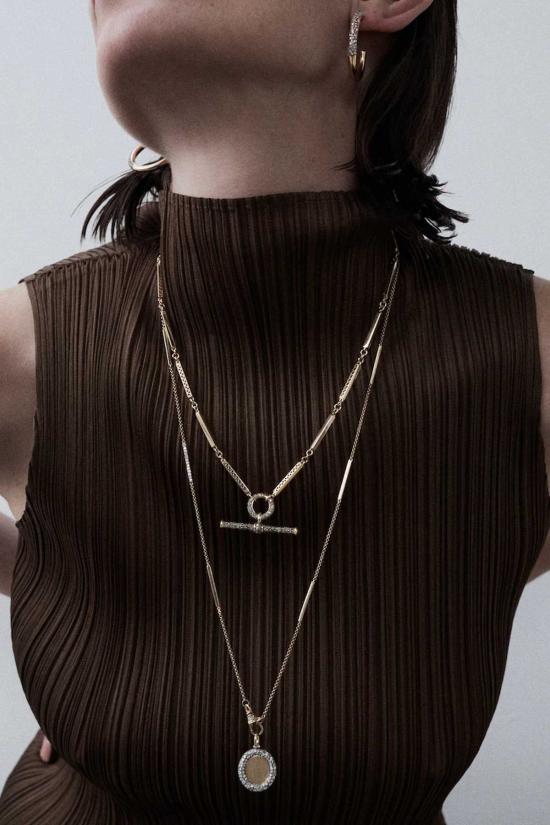  Lucy Delius 바디 주얼리 루시 델리우스 코냑 다이아몬드 커넥션 커넥터 링크 - OTHER BRANDS