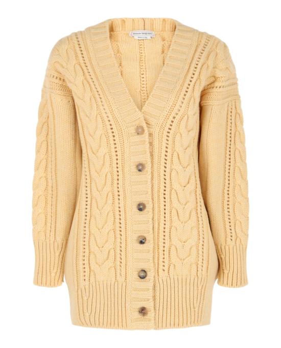  알렉산더 맥퀸 가디건 688388 Q1AY1 7025 70157 XS Yellow