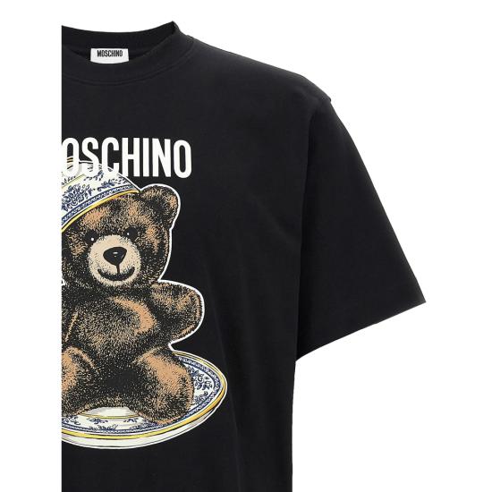 25FW 모스키노 반팔 티셔츠 5241 V0716 1555 BLACK - MOSCHINO